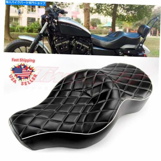 シート ハーレースポーツスターXL883 XL1200 04-2016 48 72 Driver Rear Passenger Seat 2 Up  For Harley Sportster XL883 XL120｜au PAY マーケット