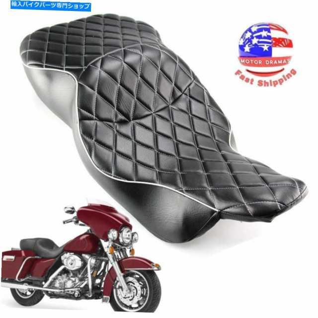 シート ハーレーエレクトログライドFlhtc Ultra Classic 1997-2007のための2アップライダーの助手席 2-Up Rider Passenger Seat の通販は