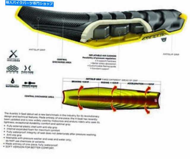 シート Acerbis X-Seat 2732170085 Blue-Soft. Acerbis X-Seat 2732170085 Blue -Softの通販は