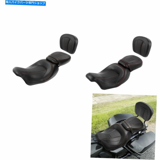シート 運転席旅客座席＆背もたれのフィットハーレーツーリングロードグライドキング09-21 20 Driver Passenger Seat & Backrestの通販は 124,080円