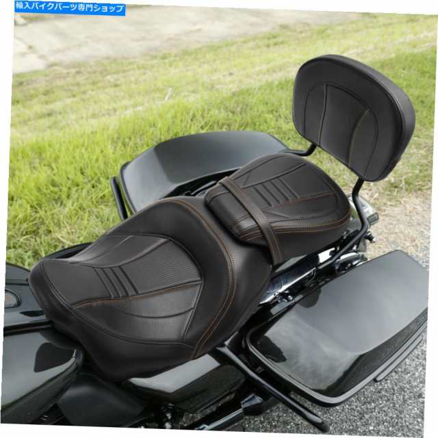 シート 運転席の座席の背もたれの背もたれのパッドフィットharley touringロードキンググライド09-21 Driver Passenger Seat Bacの通販は 124,080円