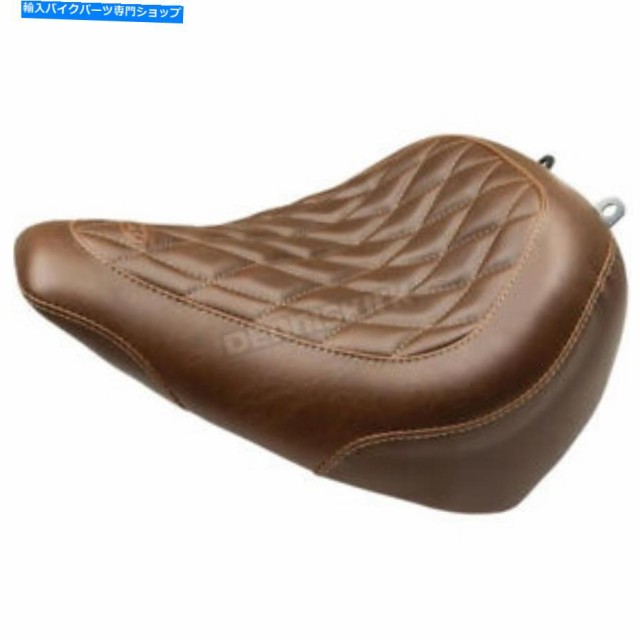 シート マスタングシートブラウンワイドトリッパーダイヤモンドステッチフロントソロシート - 83059 Mustang Seats Brown Wide Tの通販は