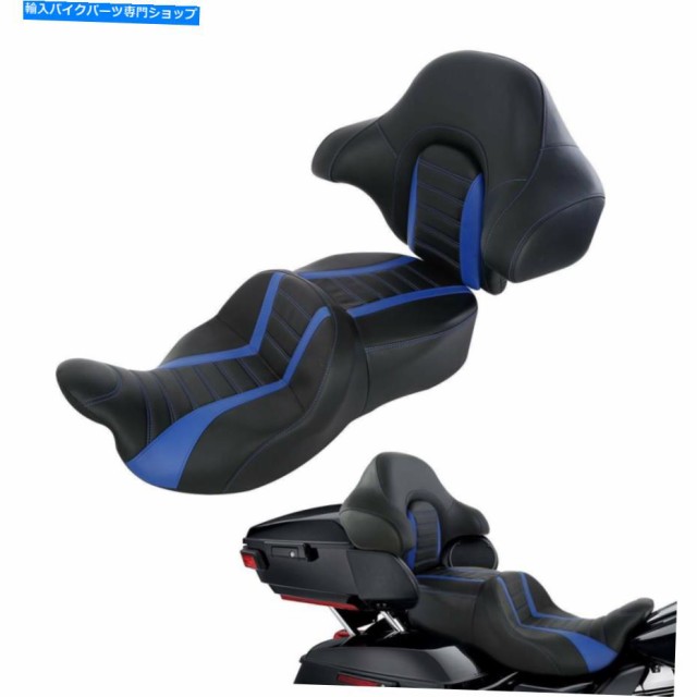 シート ドライバーライダーの助手席+パッドフィットハーレーツーリングエレクトラグライド14-20 19 Driver Rider Passenger Seatの通販は