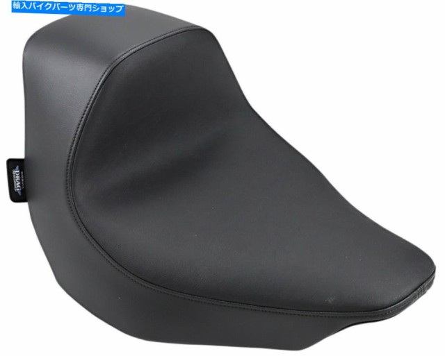 シート EZマウントスムースビニールソロシートブラックロー1 "0802-1183 18-21ハーリーFLFB EZ Mount Smooth Vinyl Solo Seat Blの通販は