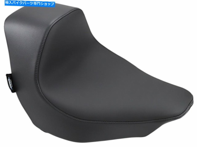 シート EZマウント滑らかなSRレザーソロシートブラックロー0802-1184 18-21ハーリーFLFB EZ Mount Smooth SR Leather Solo Seat の通販は