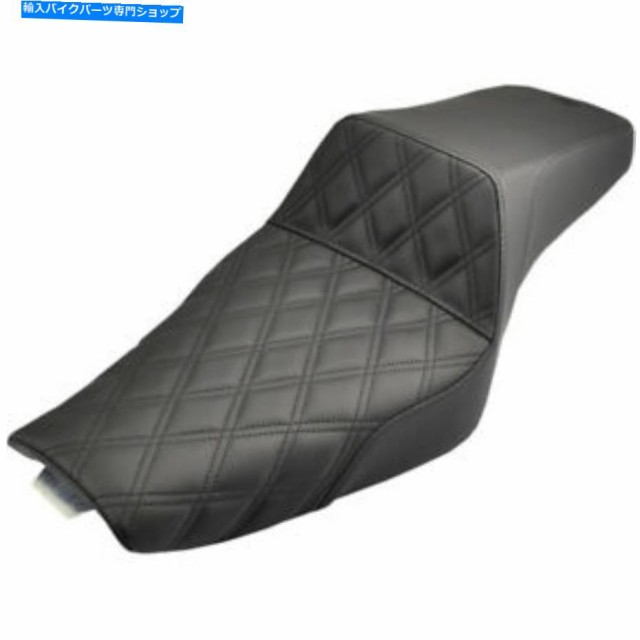 シート Saddlemenステップアップ2アップシート、ダイヤモンド、XL W / 3.3ガロンタンク(ブラック)807-11-172 Saddlemen Step Uの通販は
