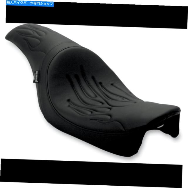 シート ドラッグスペシャリ - 0803-0287 - 捕食者シート、炎ステッチ Drag Specialties - 0803-0287 - Predator Seat, Flame Stiの通販は 120,120円
