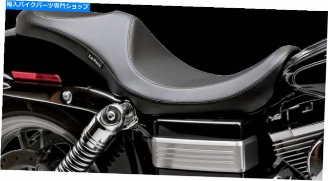 シート 07-14ハーレーFXDB3：Le Pera Villain 2-Up Seet（標準）（ブラック） 07-14 Harley FXDB3: Le Pera Villain 2-Up Seat (の通販は