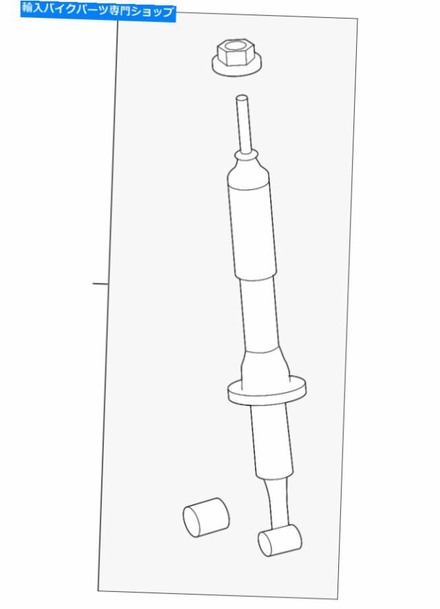 サスペンション 純正トヨタショックアブソーバー| ..助手席側面48510-80500 Genuine Toyota Shock Absorber | Passenger Side Frの通販は