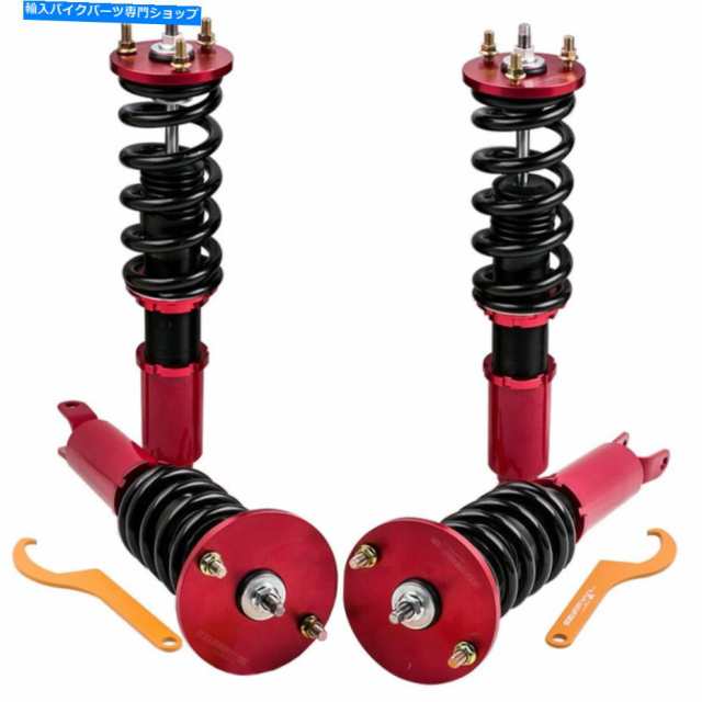 サスペンション ホンダアコード90-97 CB CD Acuraショックアブソーバー用ADJ身長クイオーバーキット Adj Height Coilover Kits Fの通販は