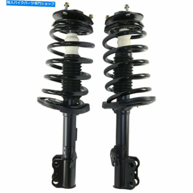 サスペンション 2007-2010トヨタシエナFWDフロント左右ロードストラットのショック Shocks For 2007-2010 Toyota Sienna FWD Froの通販は