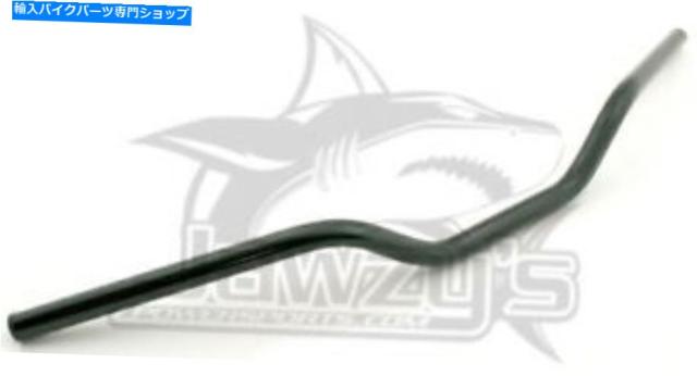 ハンドル ユーロハンドルバー7/8 Inブラックエミゴ23-12573 Euro