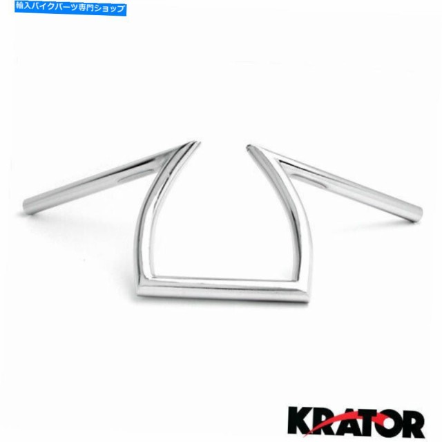 ハンドル モーターサイクルハンドルバー1 "HONDA VTX用クロムZバー1300 C R S Retro Motorcycle Handlebar 1" Chrome Z-Bars Forの通販は