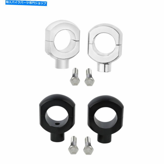 ハンドル 2 ''直径ハンドルバーライザークランプフィットハーレーソフトロードキングスポーツスターXL 2'' Diameter Handlebar Rの通販は