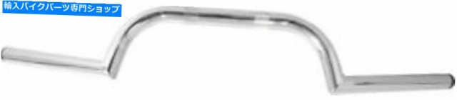 ハンドル エミゴ1ストリートクラブマンハンドルバー23-12558クロム Emgo 1in. Street Clubman Handlebar 23-12558 Chromeの通販は