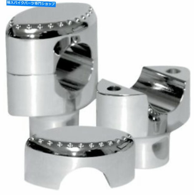 ハンドル La Choppers LA-7403-01 1インチのためのドリルライザー。ハンドルバー LA Choppers LA-7403-01 Drilled Riser for 1inの通販は
