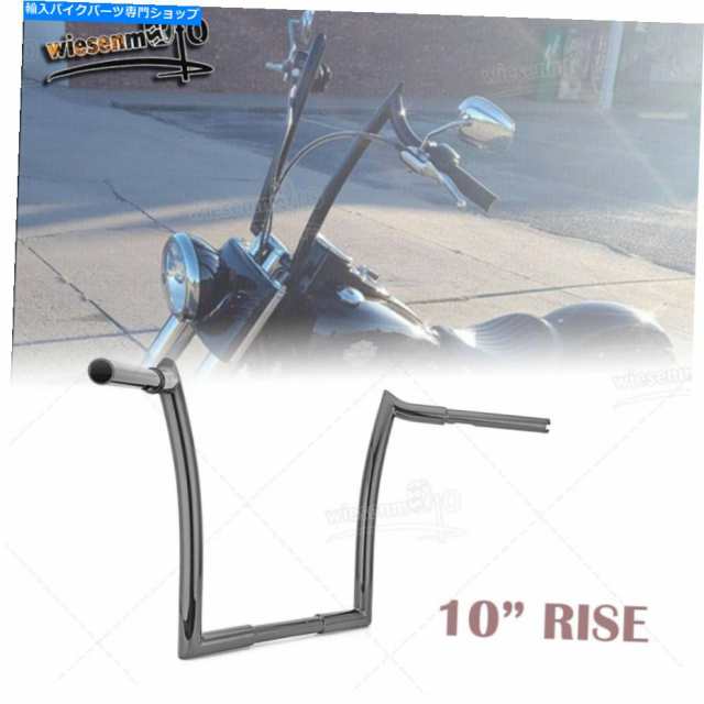 ハンドル Fit Harley 98-13 Road Glide Fltr光沢のある黒10 "ホーンアプーモンキーバーハンドルバー Fit Harley 98-13 Road Glidの通販は 71,280円