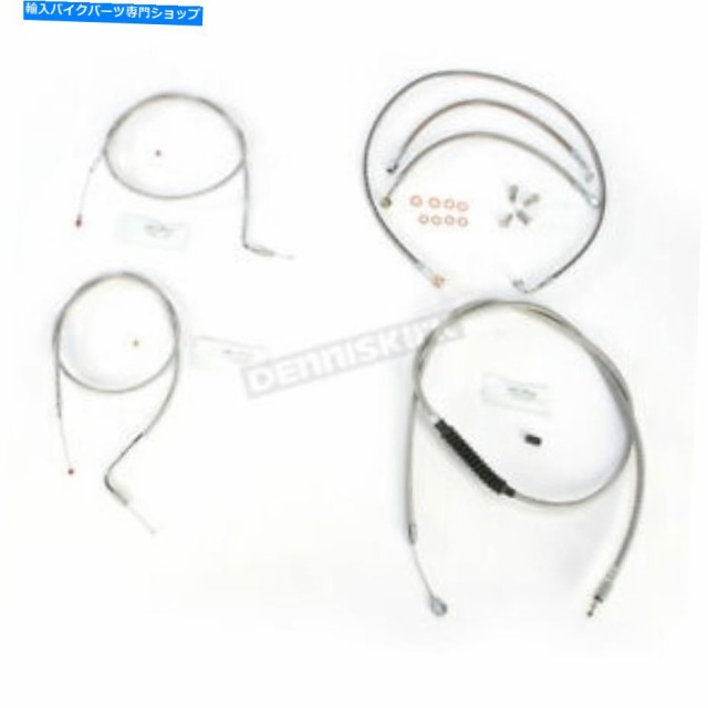 ハンドル La Choppersステンレス編組ハンドルバーケーブルとブレーキラインキット - LA-8150KT-16 LA Choppers Stainless Braideの通販は