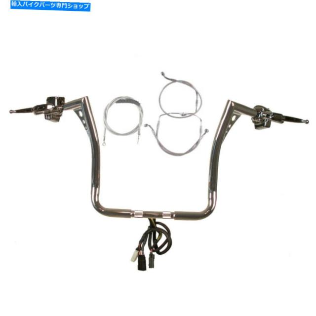 ハンドル 1 1/4 "Chrome 15" Z BARハンドルバーキット2008-2013ハーレーエレクトログライドwradionoabs 1 1/4" Chrome 15" Z Barの通販は 157,740円