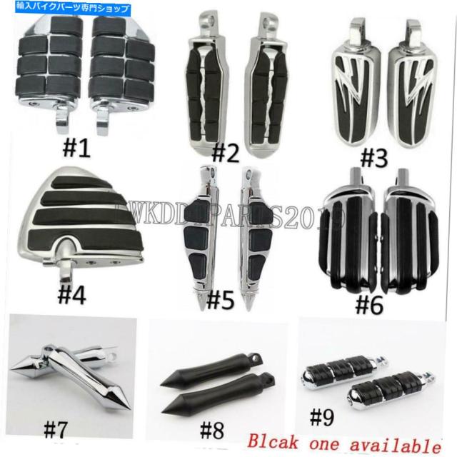 フットペグ ハーレーダビッドソンオートバイのための男性マウントフットレスト足の足の足の残り Male Mounts Footrest Footpeg Pの通販は
