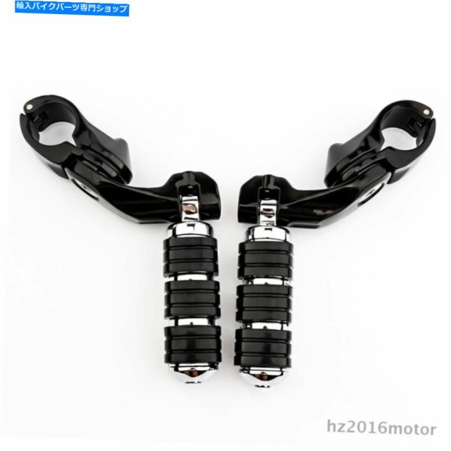 フットペグ ハーレーダビッドソンのクランプ付きオートバイブラック1-1 / 4 "ハイウェイフットペグマウント Motorcycle Black 1-の通販は 35,178円
