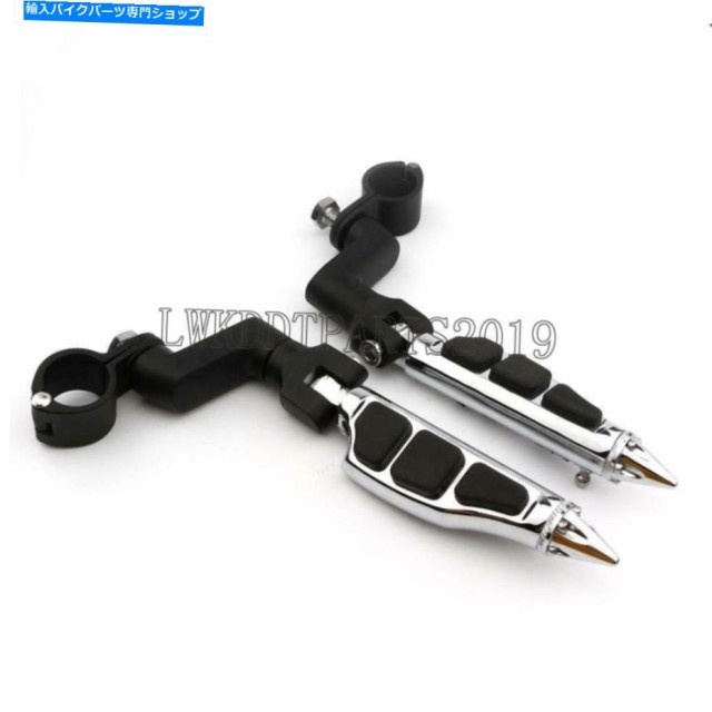 フットペグ 1-1 / 4 "オートバイハイウェイバーフットペグのフードレストマウントクランプはハーレーに合っています 1-1/4" Motoの通販は 52,800円