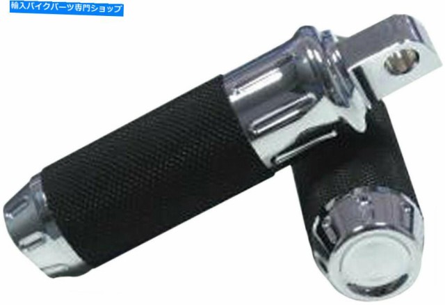 フットペグ 生カットクローム毒足ペグ左右のフットペグハーレーロードグライド1998-2020 Raw Cut Chrome Venom Foot Pegs Left Rの通販は