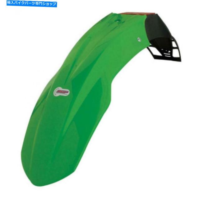 フロントフェンダー Polisport UFXフリーフロントフェンダーKXグリーン Polisport UFX Free Flow Front Fender KX Greenの通販は