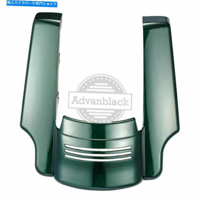 リアフェンダー Leed Jade Pearlストレッチリアフェンダー延長14+ハーレーFLHR FLHXS FLTRX Deep Jade Pearl Stretched Rear Fenの通販は