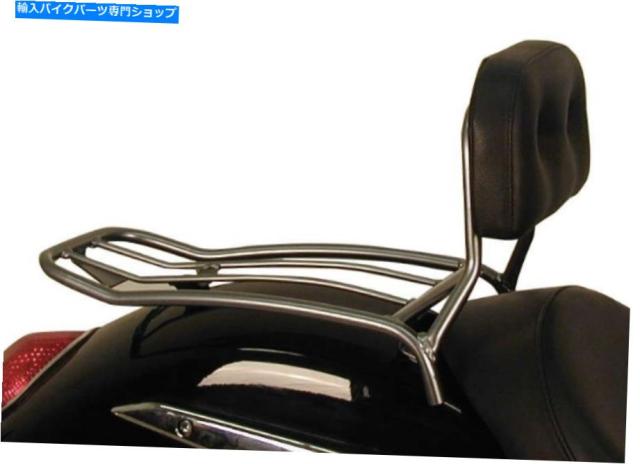 バックレスト Solarack with Backrest - Hepco＆Becker（2003-2007） Honda VTX1300 Solorack with Backrest - Chrome BY HEPCO の通販は