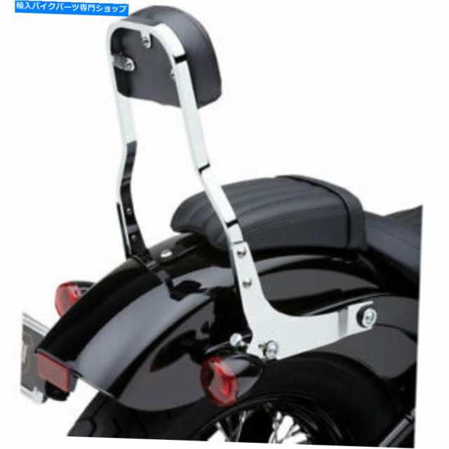 バックレスト COBRA 602-2042正方形14 "クロムデタッチバックレスト2007-17ハーレーソフトモデル Cobra 602-2042 Square 14" Chrの通販は