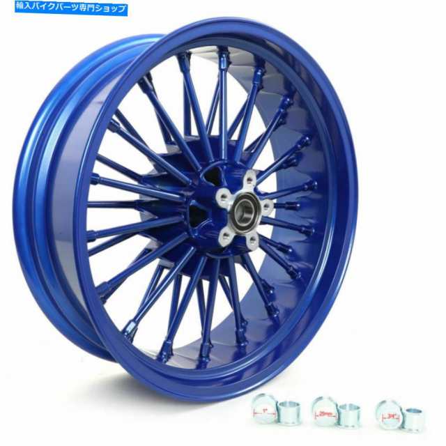 ホイール 18 "5.5"ハーリーダイナストリートボブFXDB用キャストチューブレス脂肪スポークリアホイールリムリム 18" 5.5" Cast Tuの通販は