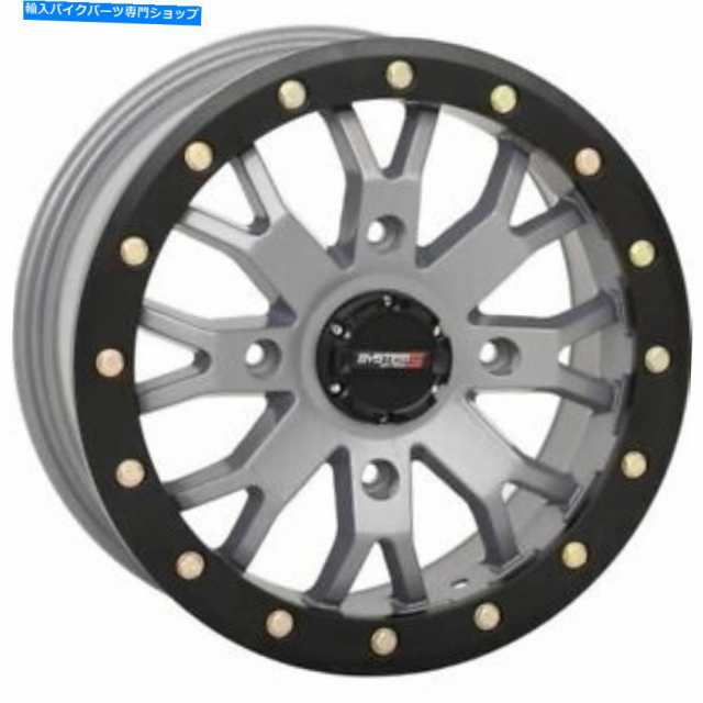 ホイール サテングレー14X7,4 / 156,4 + 3システム3オフロードSB-4ビードロックホイール - 14S3-3357 Satin Grey 14x7, 4/156, 4の通販は
