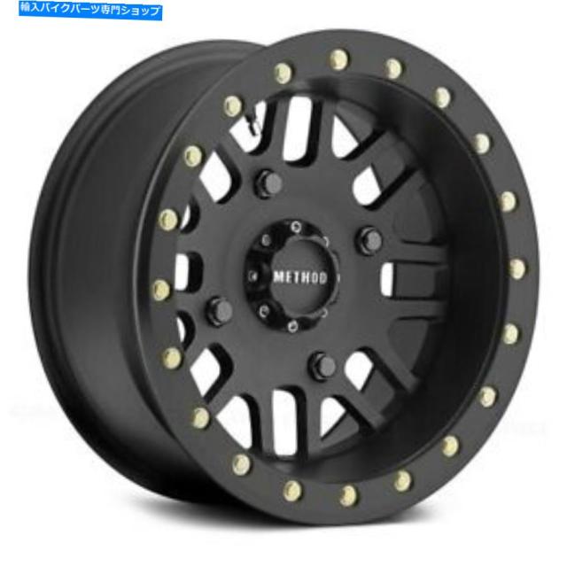 ホイール Polaris RZR 900 15-18方法レース406フロントUTVビーズロックマットブラックホイール For Polaris RZR 900 15-18 METHOの通販は