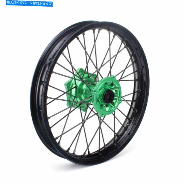 ホイール 250 KX450F 04-18 KX 125 250 03-2013 18 MX Rear Complete Wheel Rim Green for KXF 250 KX450F 04-18 KX 125 250 03-の通販は