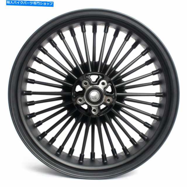 ホイール Harley Suphail Fatboy Deuce Heritage Matt Blackのための18x5.5太ったスポークリアホイール 18x5.5 Fat Spoke Rear Wの通販は