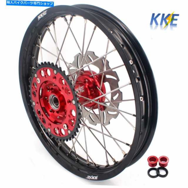 ホイール ホンダCRF450R 2013-2021 CRF250R 2014-2021ローターのためのKKE 19 "CNCリアホイールリム KKE 19" CNC Rear Wheel Rimの通販は