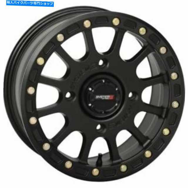 ホイール マットブラック14x7,4 / 156,5 + 2システム3オフロードSB-5ビードロックホイール - 14S3-5556 Matte Black 14x7, 4/156の通販は