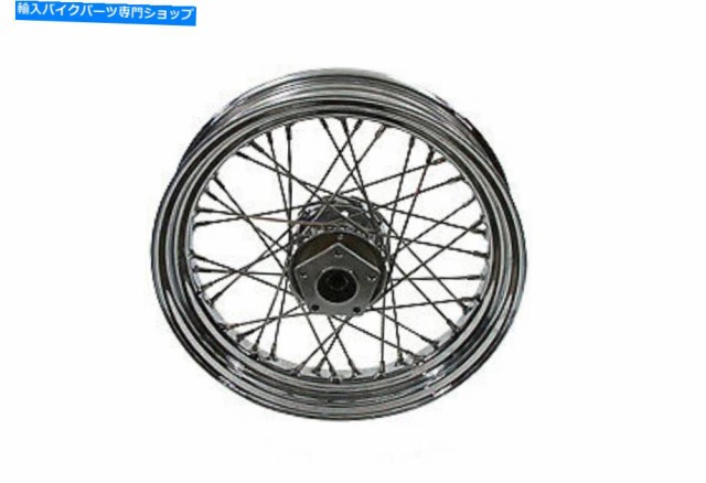 ホイール 16 "レプリカフロントスポークホイールフィットハーレー - ダビッドソン 16" Replica Front Spoke Wheel fits Harley-Dの通販は