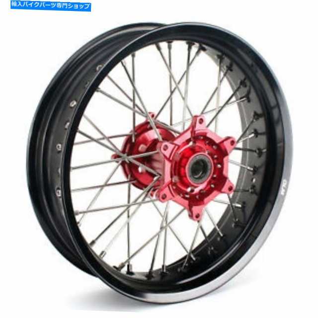 ホイール 17 "ホンダCRF250R 04-21 CRF450R 02-21 CRF250 / 450RXのための前輪の赤いハブ 17" Front Wheel Rim Red Hub for Hondの通販は