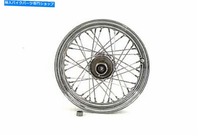 ホイール 16インチフロントスポークホイールはハーレー - ダビッドソンにフィットします 16" Front Spoke Wheel fits Harley-Davの通販は