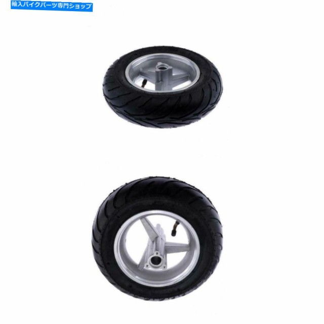 ホイール 49cc 2ストローク電気ミニポケットバイク250W用リア＆フロントタイヤホイールリム REAR & FRONT Tire Wheel Rim For 49の通販は