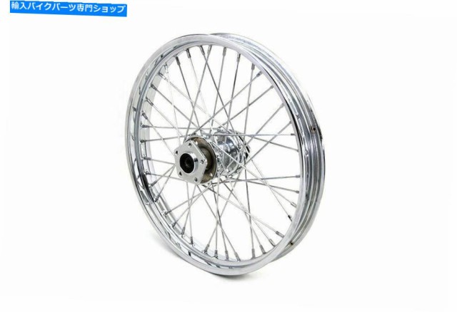 ホイール V-Twinによるハーレーダビッドソンオートバイのための21フロントスポークホイール 21 Front Spoke Wheel for Harley Daの通販は