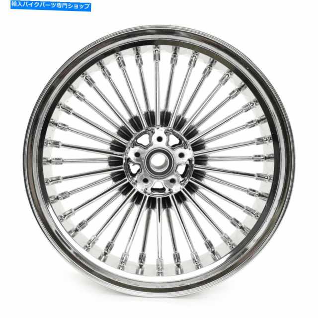 ホイール Chrome 18 "リアファットスポークホイール18 x 5.5ハーレーソフトスリム2012-2021 2020 Chrome 18" Rear Fat Spoke Wheの通販は