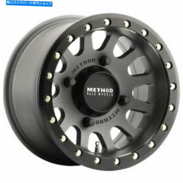 ホイール チタン14X7,4 / 136,4 + 3メソッドレースホイール401ビードロックホイール - MR40147047843B Titanium 14x7, 4/136, 4+の通販は