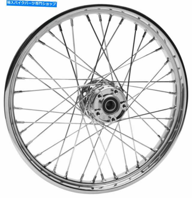 ホイール ABS 21 "x 2.15"クロムで - 64558のためのフロント交換スポークホイール Front Replacement Spoke Wheels For - 64558 の通販は