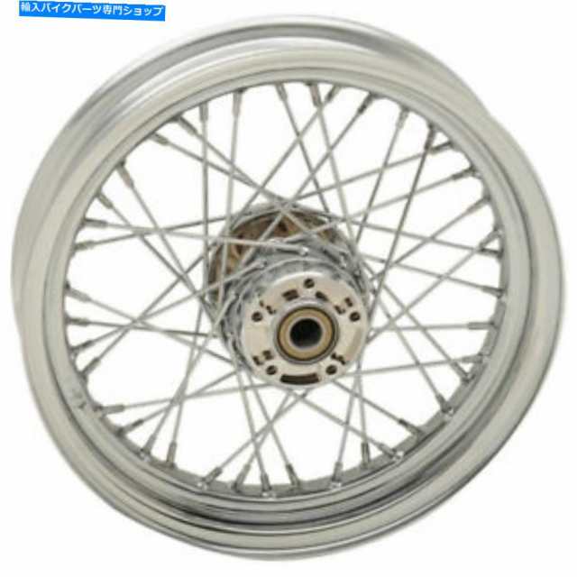 ホイール ドラッグスペシャリ40スポークレースホイール - クロム - フロント - 16 x 3 - w / abs | 64542 Drag Specialties 40-Sの通販は