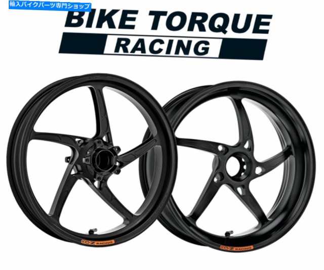 ホイール オズ。 Ducati 1000 Monster S2R 06-09に合うPiega Black Superlight合金ホイール O.Z. Piega Black Superlight Alloy の通販は