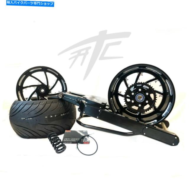 ホイール 忍者330脂肪タイヤキット黒ピラニャホイールループアーム12-20川崎忍者ZX-14R NINJA 330 FAT TIRE KIT BLACK PIRANHA Wの通販は