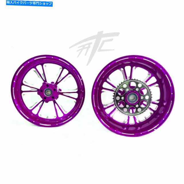 ホイール YZF 300脂肪タイヤ紫コントラストバンドッタホイール2015 